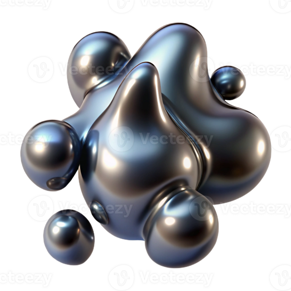 extraordinary rustic A Cascade of Liquid Mercury Morphing exclusive png