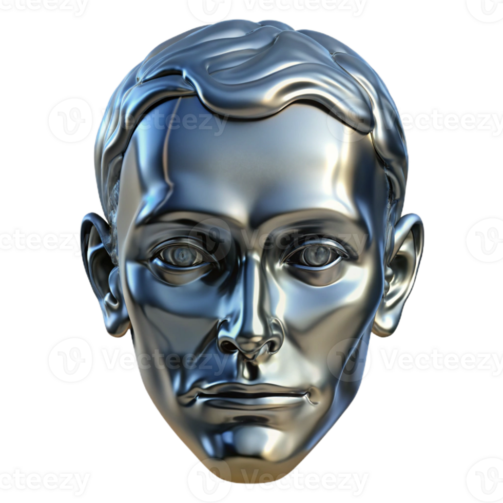 extraordinary creative Portrait of a Face Made of Liquid genuine png