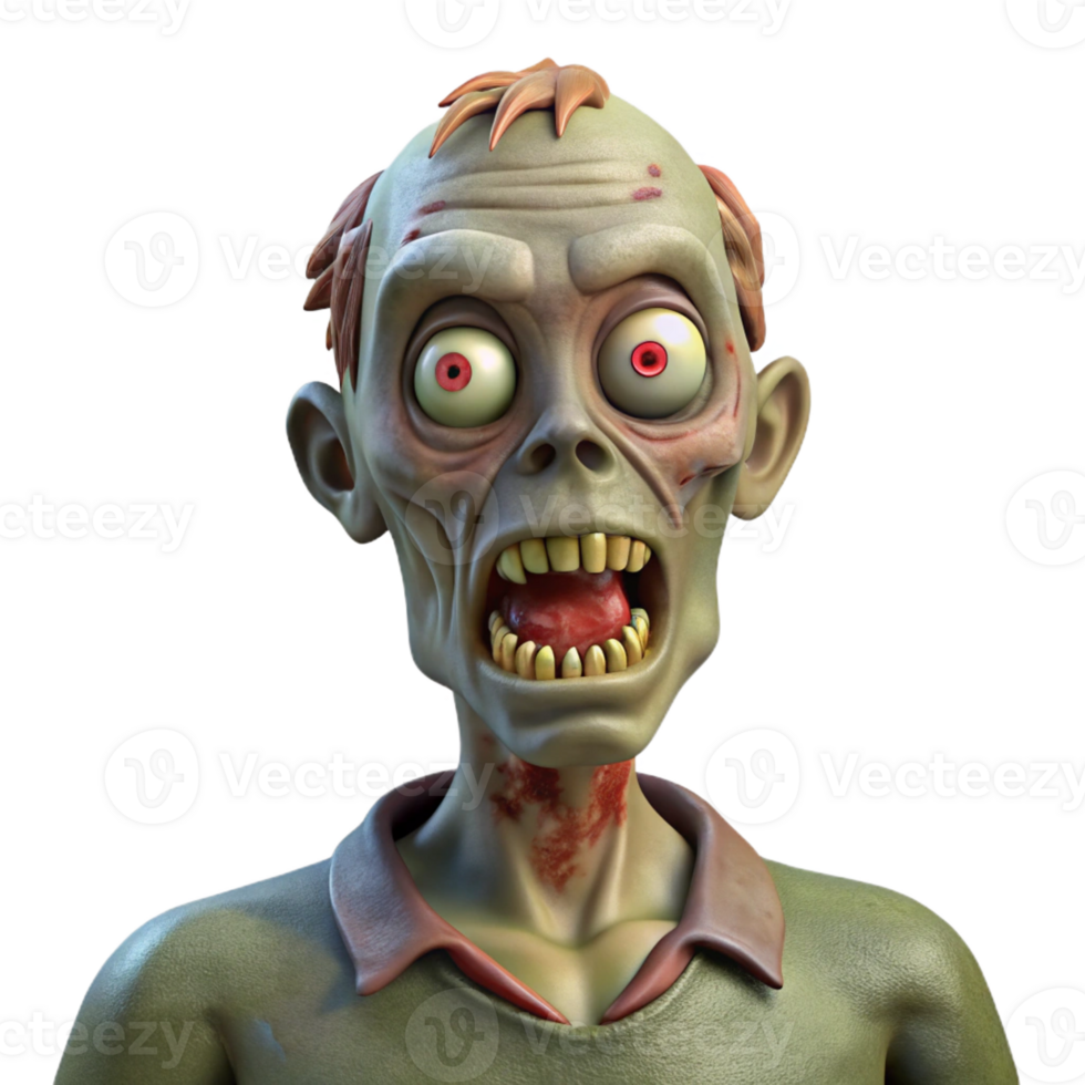 impressive abstract A Zombie with Decaying Flesh and genuine png