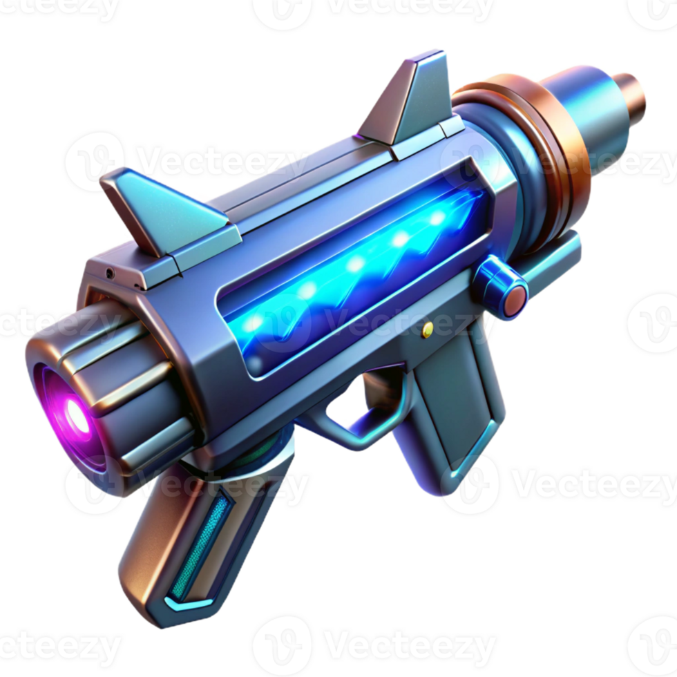 vibrant creative A Futuristic Weapon Sleek and 4K png