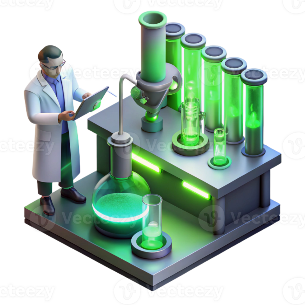 extraordinary modern A Futuristic Laboratory Filled with high quality png