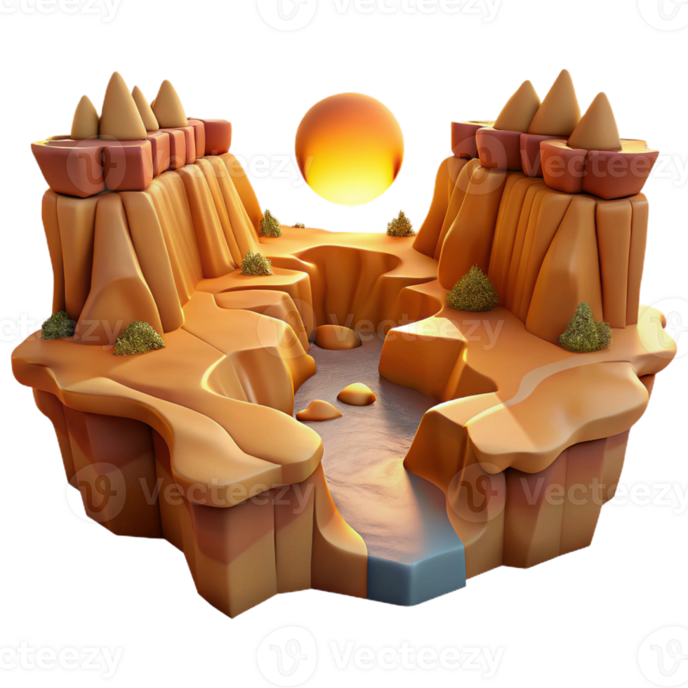 dramatic rustic A Desert Canyon Carved by Wind and exclusive png