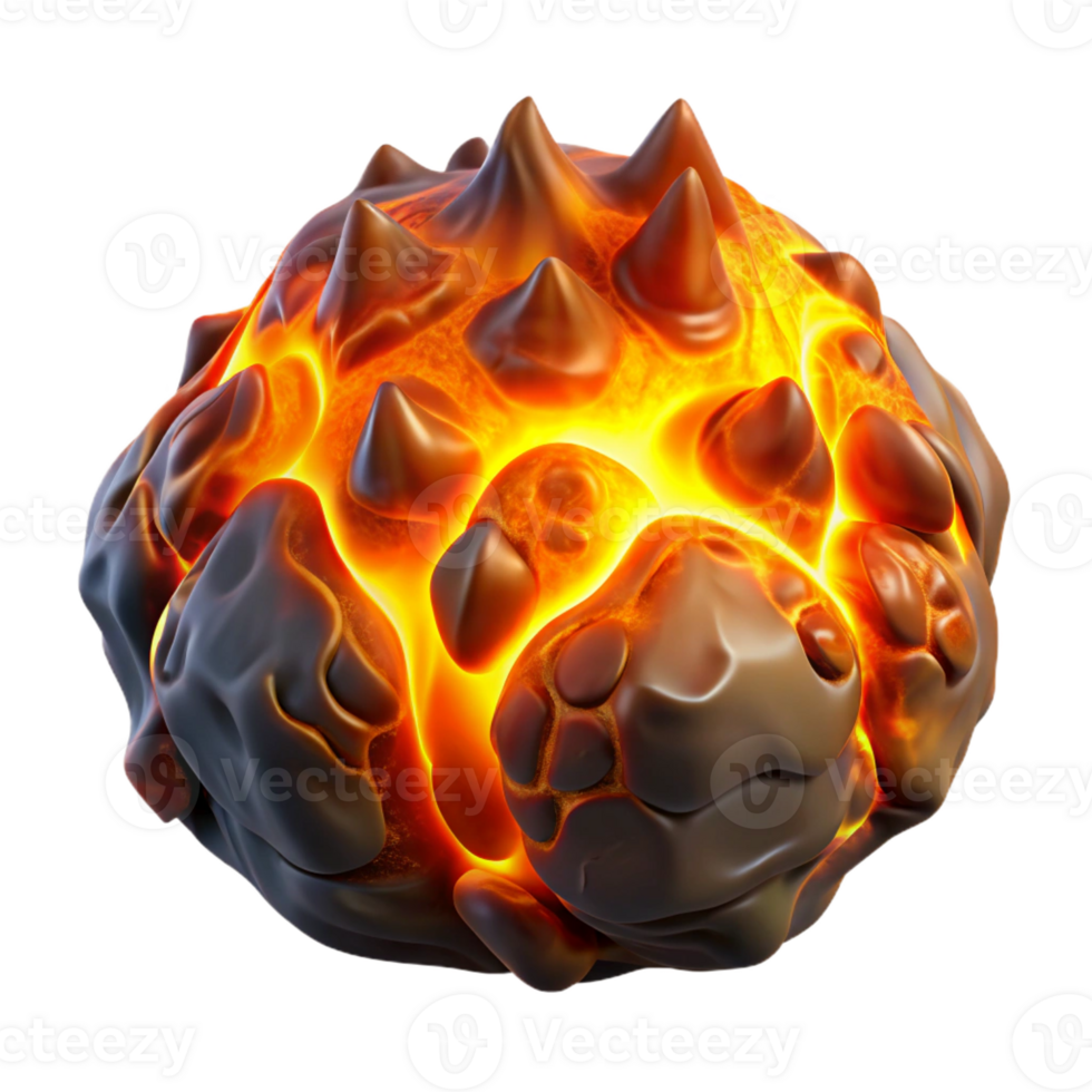 elegant abstract A Swirling Mass of Molten Lava authentic png