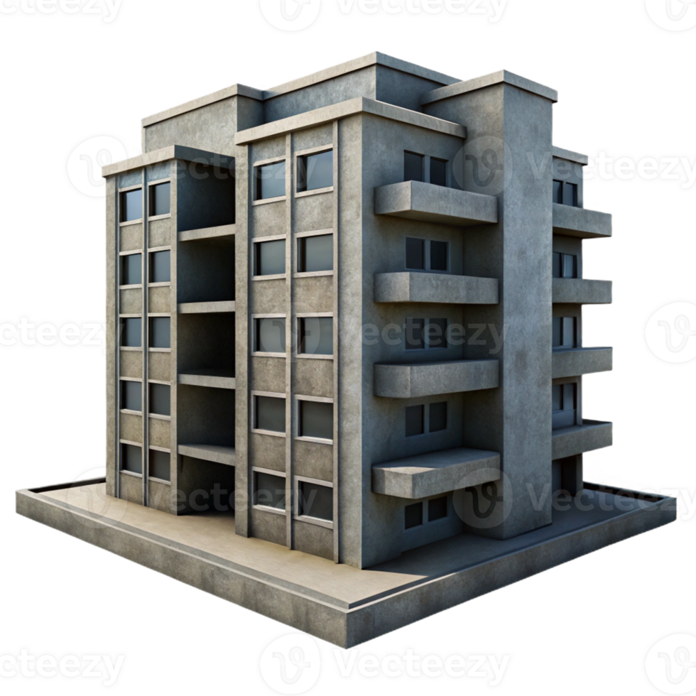 magnificent minimalist A Single Brutalist Concrete Apartment authentic png