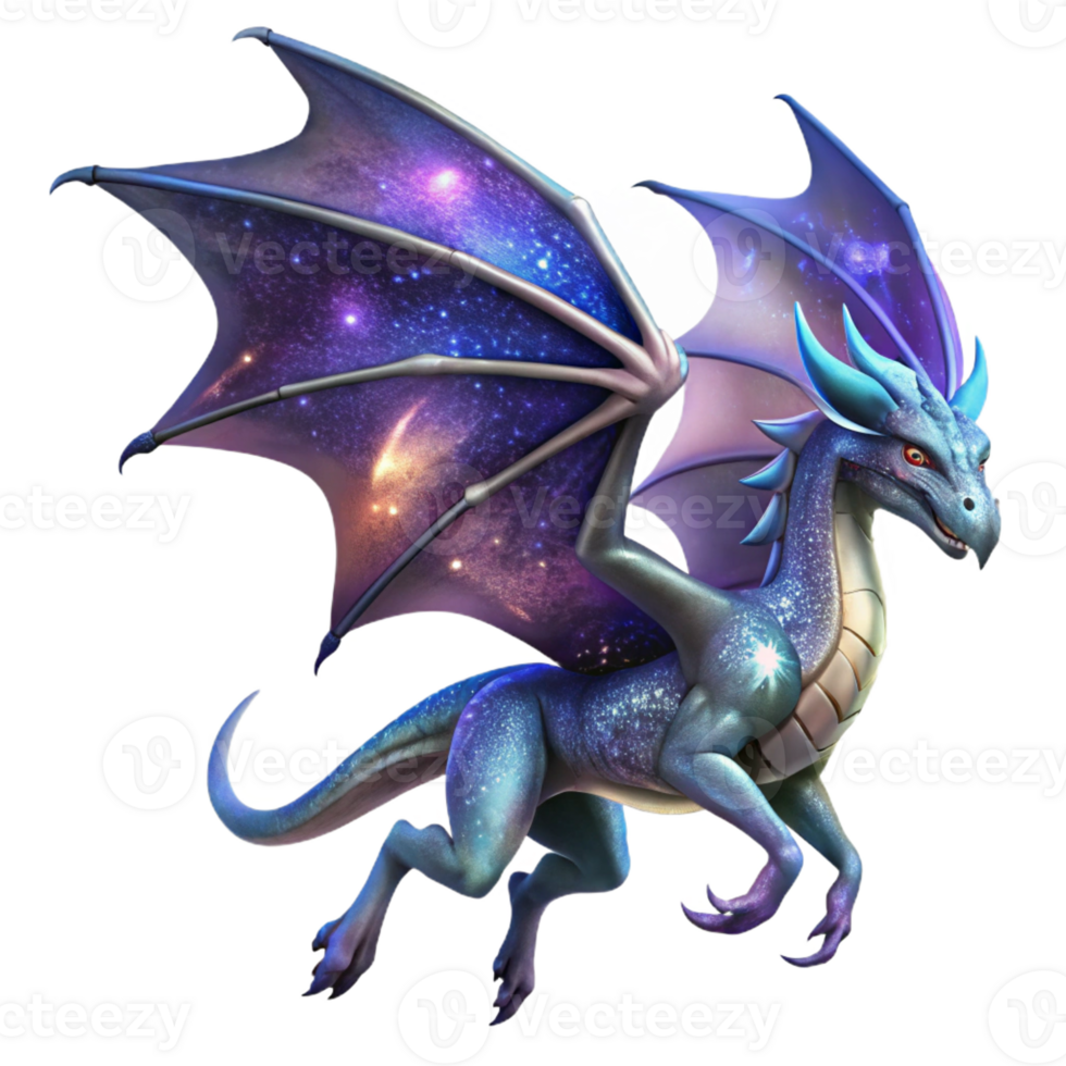 wonderful creative A Majestic Crystalline Dragon Soaring genuine png