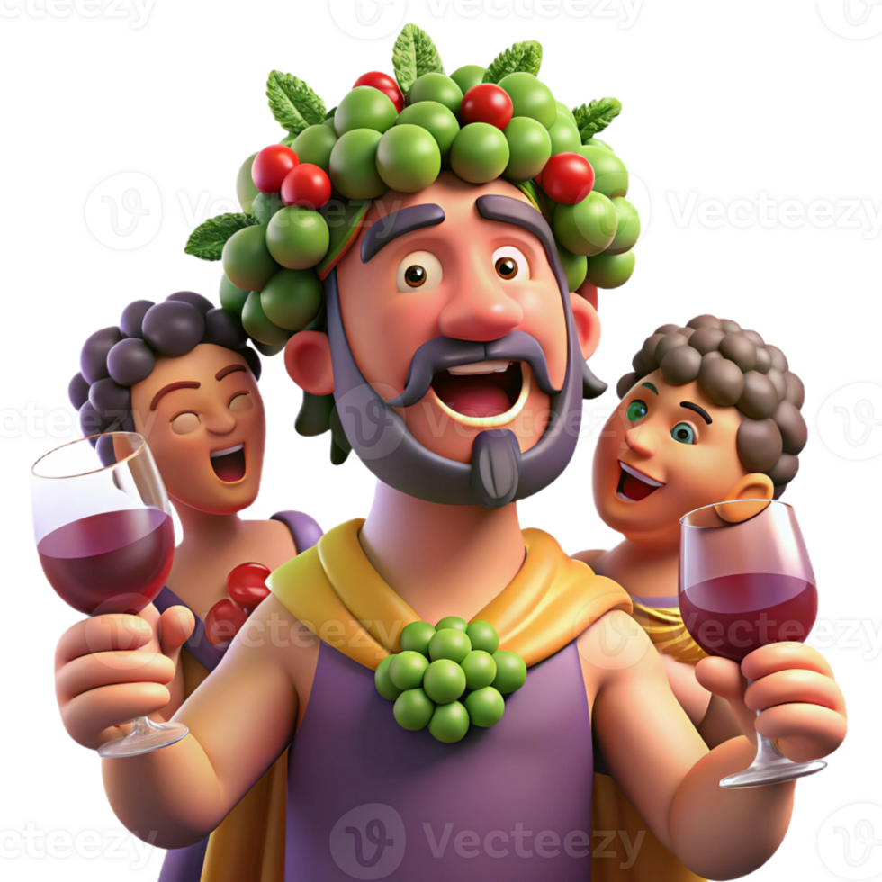 stunning creative A Drunken Dionysus Surrounded by exclusive png