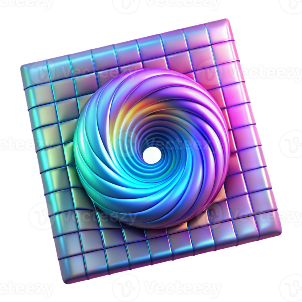 dramatic abstract A Swirling Vortex of Chromatic 4K png