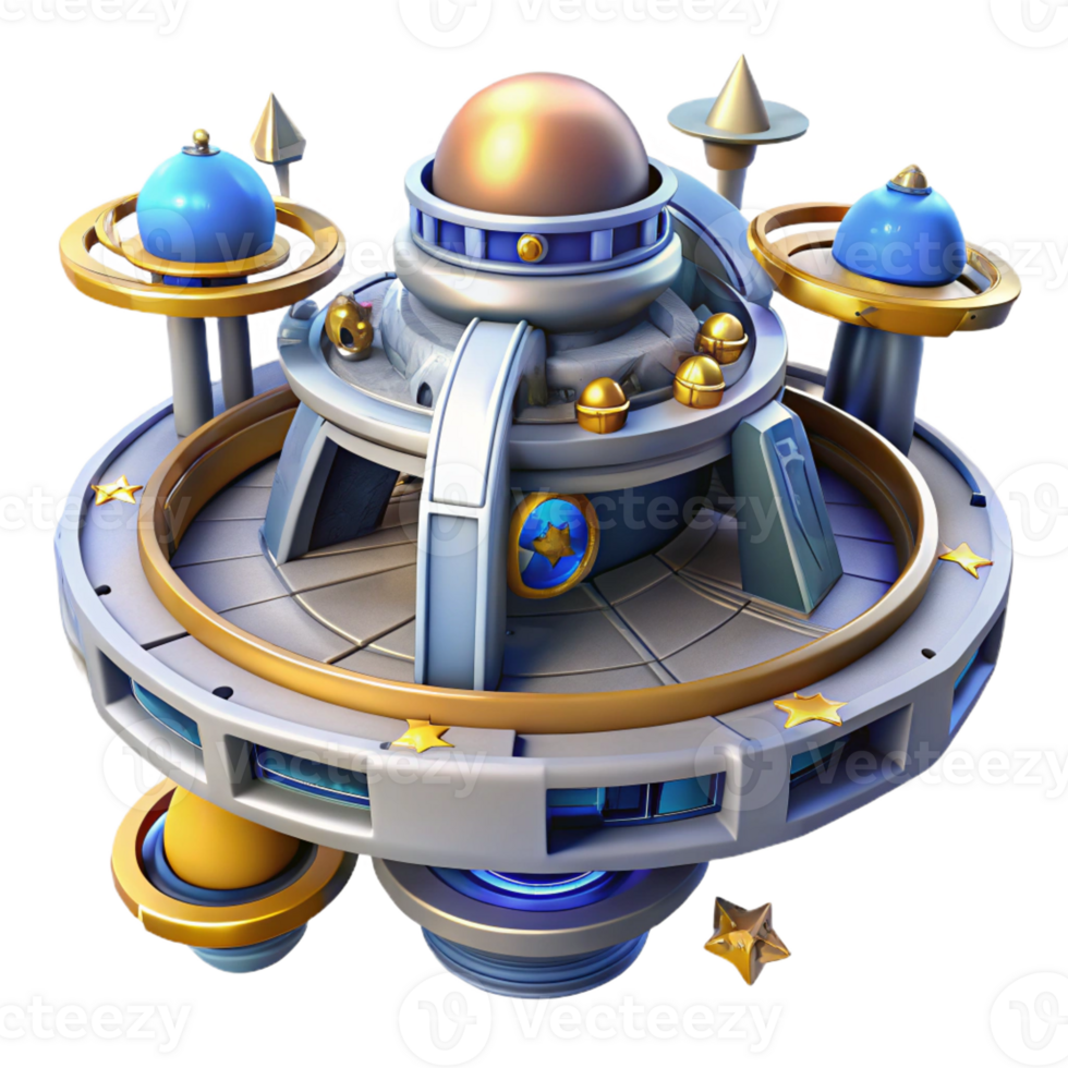 extraordinary classic A Futuristic Space Station with original png