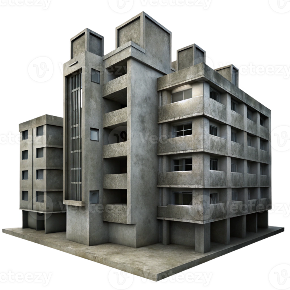 extraordinary minimalist A Brutalist Concrete Apartment exclusive png