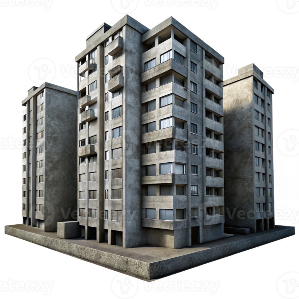 vibrant creative A Brutalist Concrete Apartment exclusive png