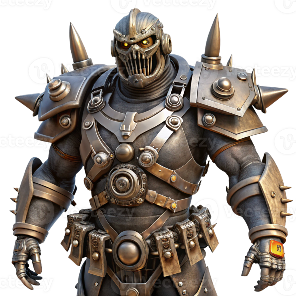 magnificent vintage A Menacing Steampunk War Machine authentic png