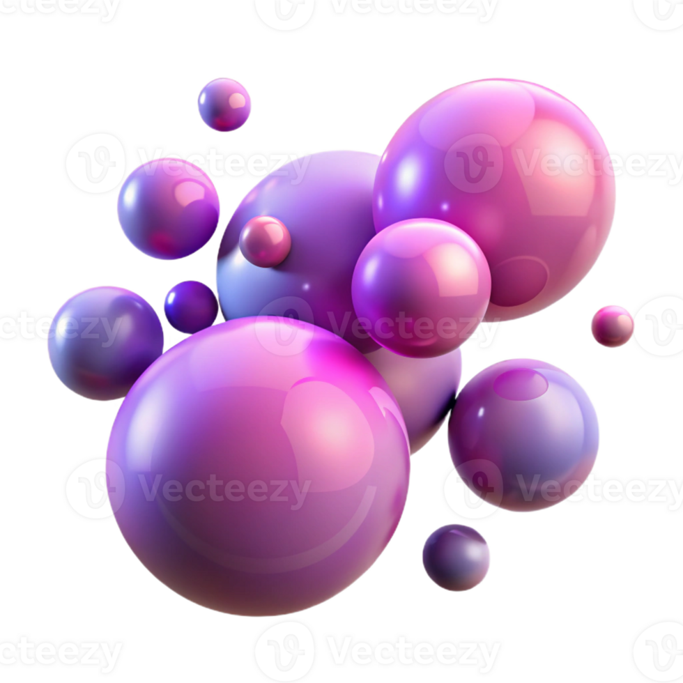 dramatic abstract A Field of Floating Orbs in Varying professional png