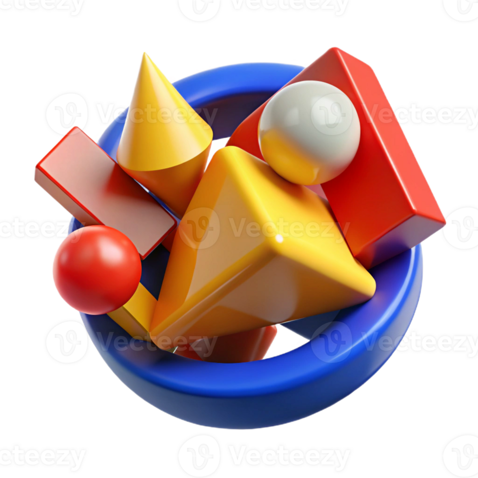 extraordinary artistic A Dynamic Composition of Geometric premium png