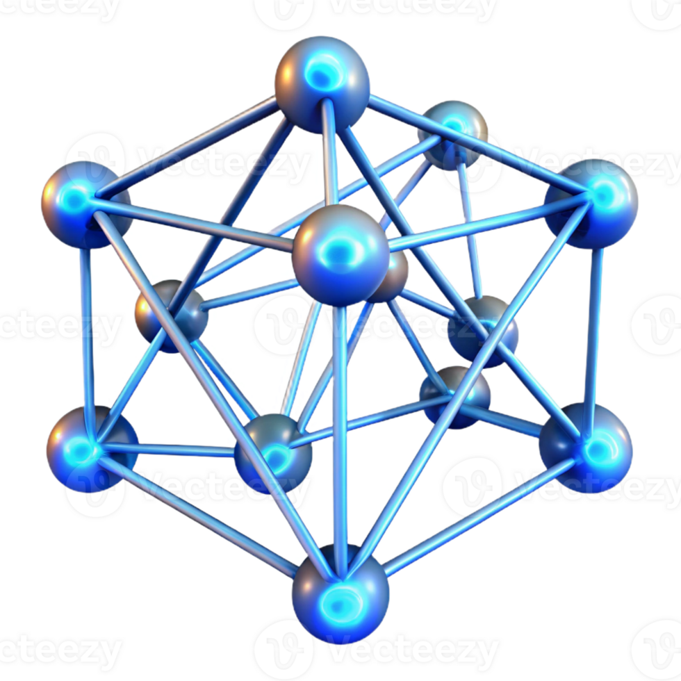 extraordinary rustic A Network of Interconnected Glowing original png