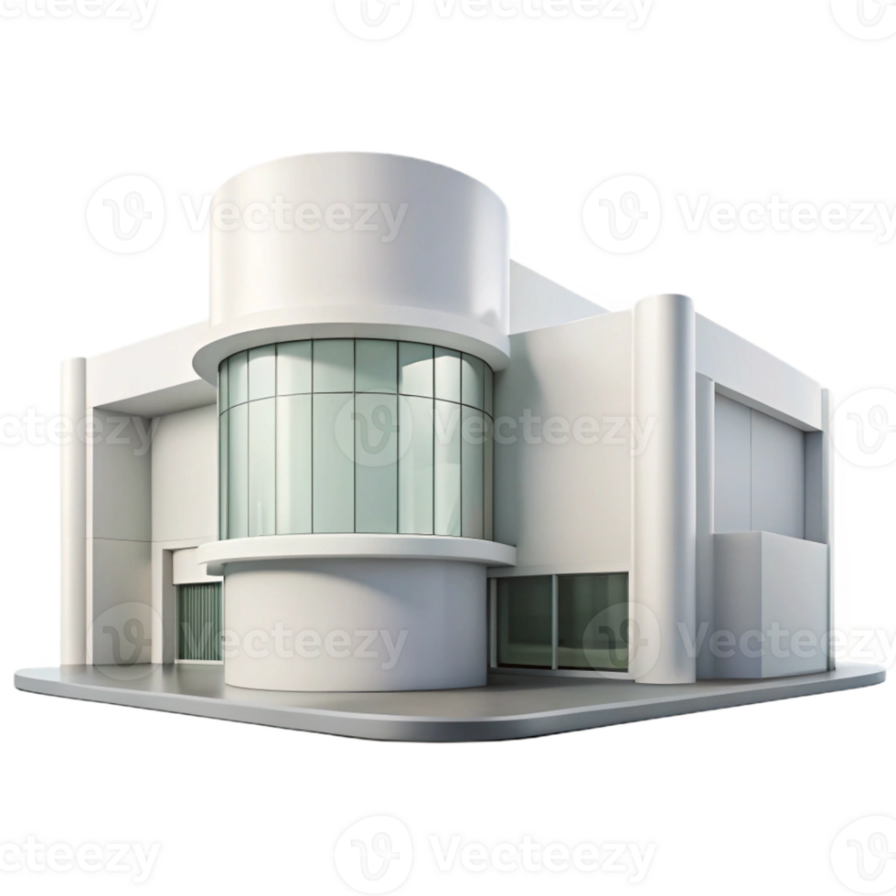 wonderful creative Modern Art Museum Minimalist White premium png