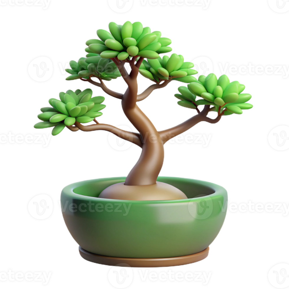 dramatic artistic A Bonsai Tree in a Pot Minimalist genuine png