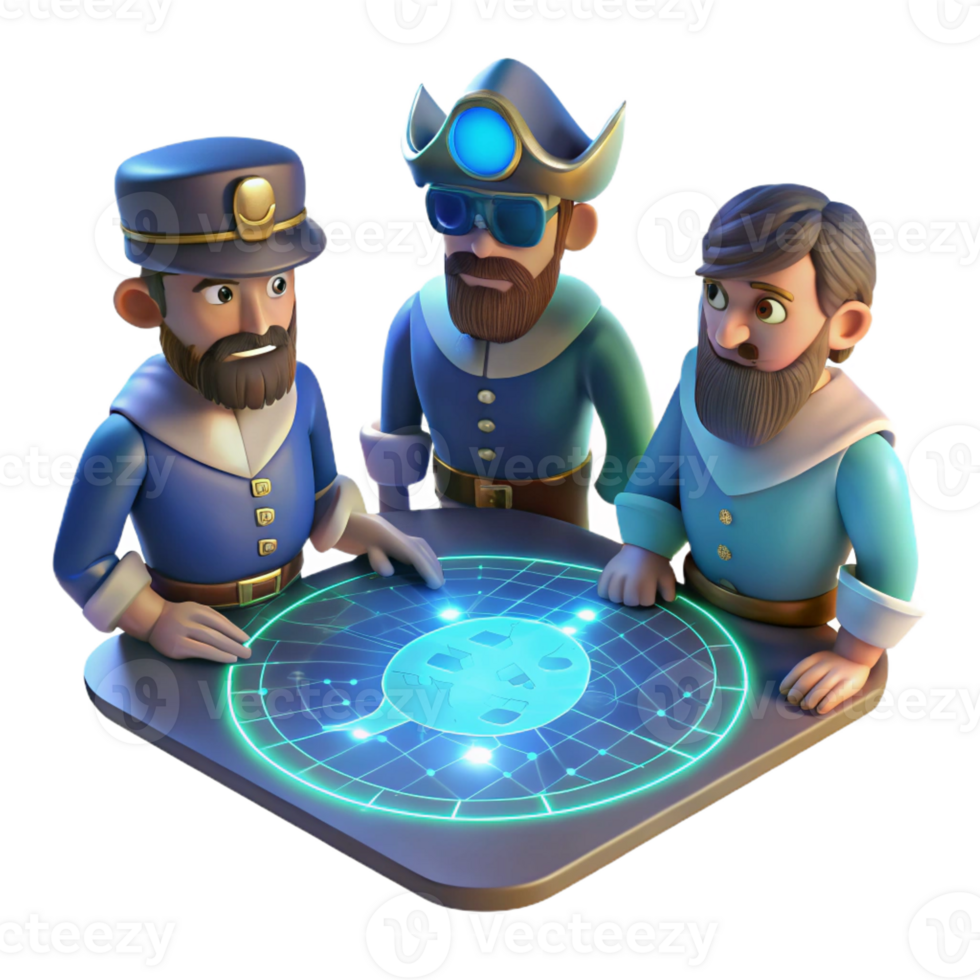 stunning creative A Group of Space Pirates Gathered high resolution png