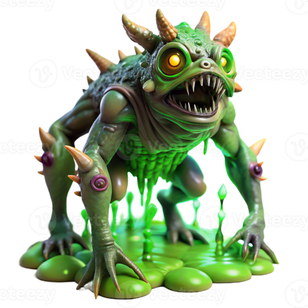 dramatic rustic A Grotesque Multi Eyed Beast with genuine png