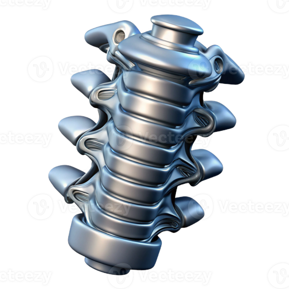 serene traditional Biomechanical Spine Composed of original png