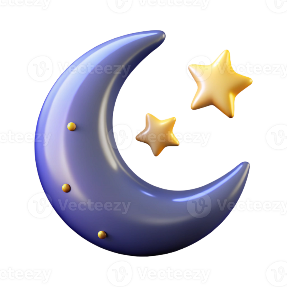 elegant traditional A Crescent Moon Hanging in the Night Sky Su high quality png