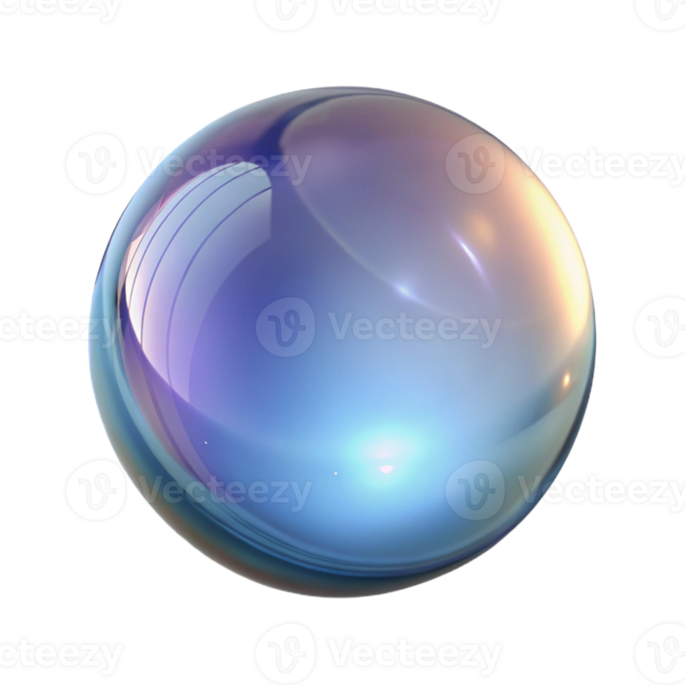 elegant creative A Single Hand Blown Glass Orb with original png