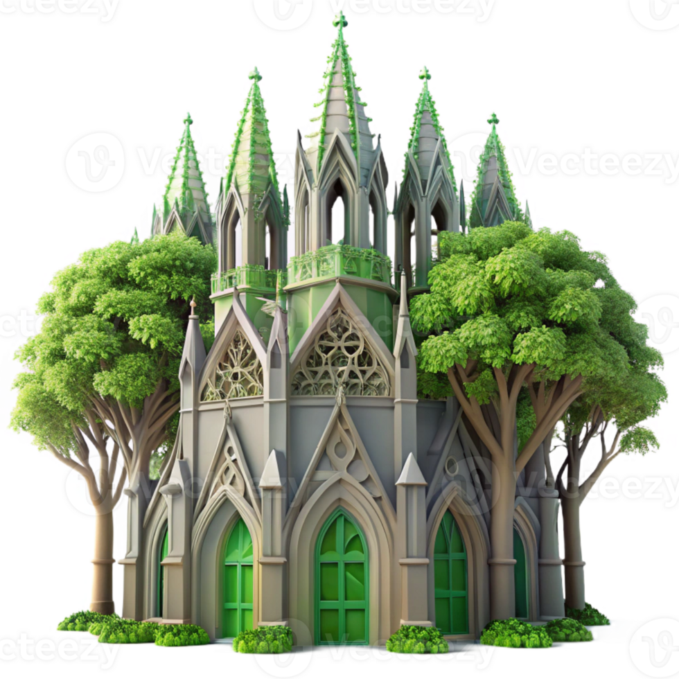 dramatic traditional A Towering Gothic Cathedral Made of genuine png