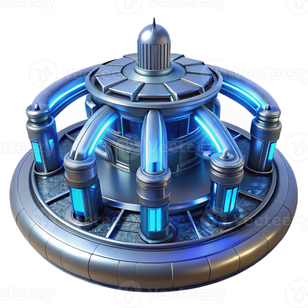impressive traditional A Futuristic Space Station with Sleek high quality png