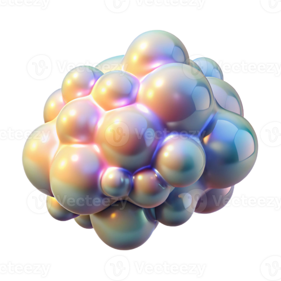 extraordinary vintage A Cloud of Iridescent Bubbles Floating authentic png