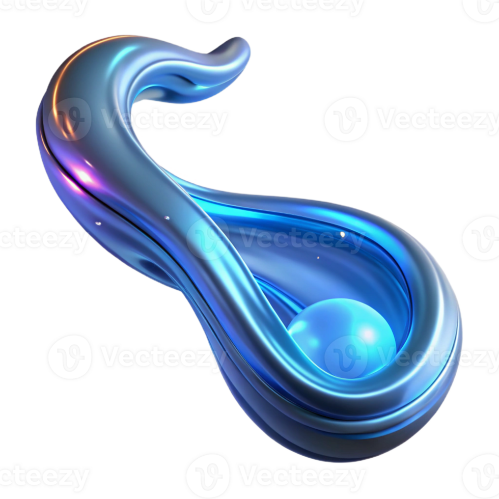 stunning artistic A Stream of Liquid Light Flowing and premium png