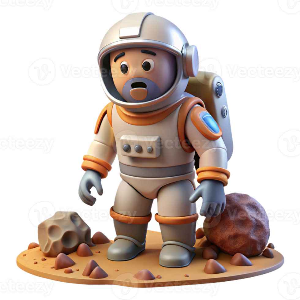 wonderful modern A Lone Astronaut with a Damaged genuine png