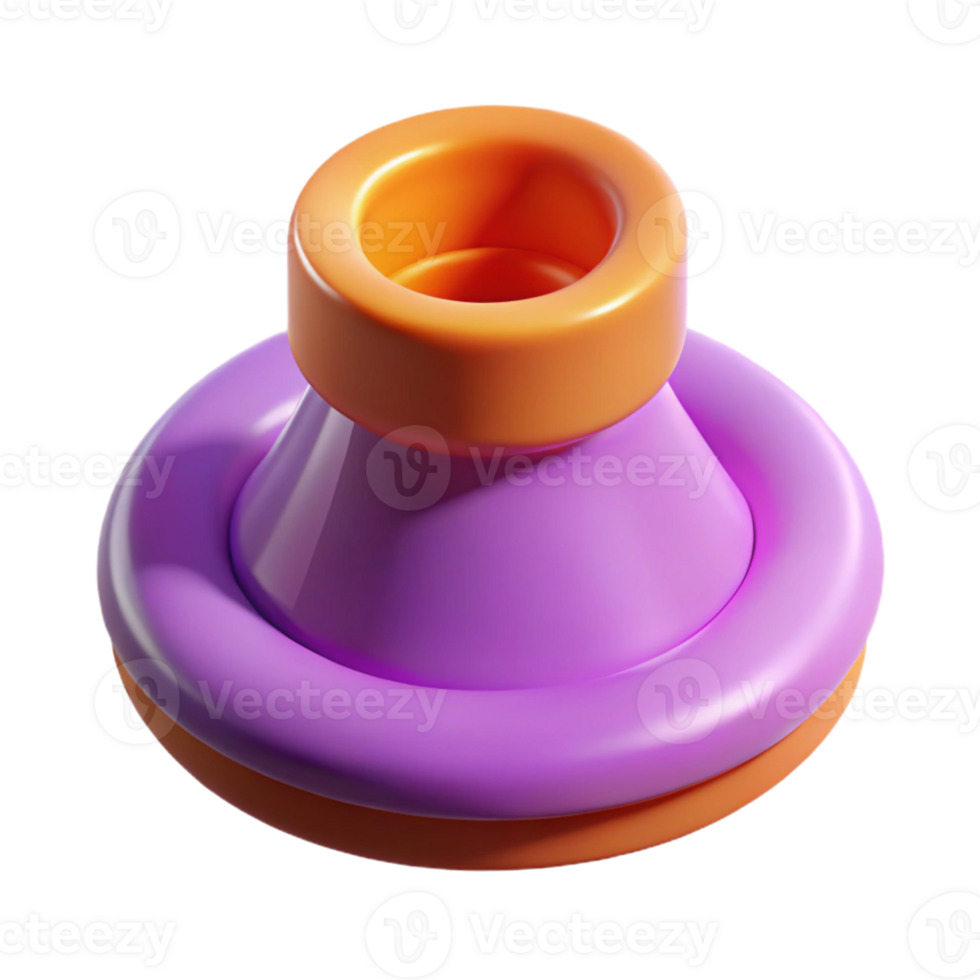 inspired creative Isolated cutout, professional render of a single, ultra-detailed, photorealistic D printer nozzle extruding filament, hyper-specific, with Transparent Background top-tier png