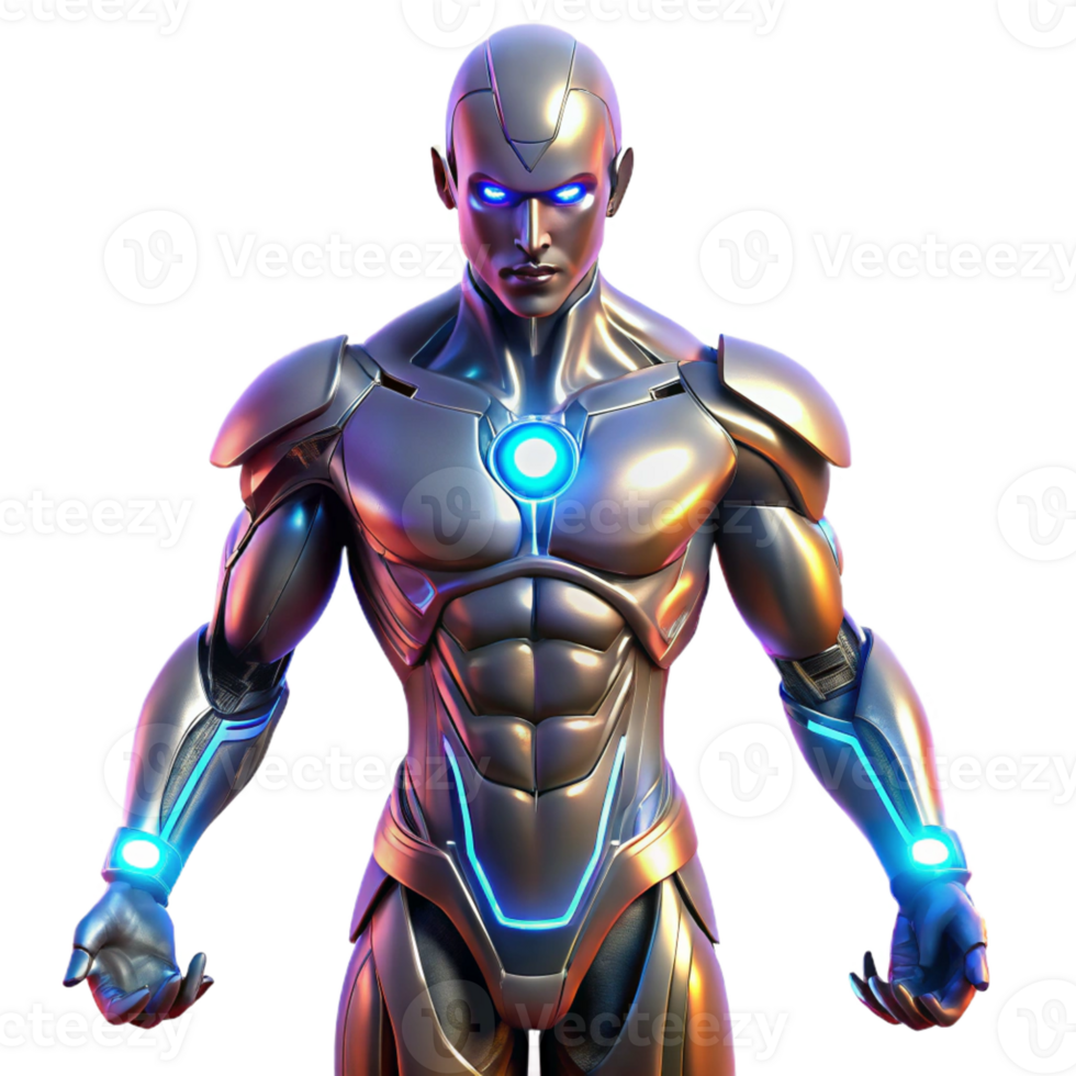 beautiful traditional A Cybernetically Enhanced Human with high resolution png