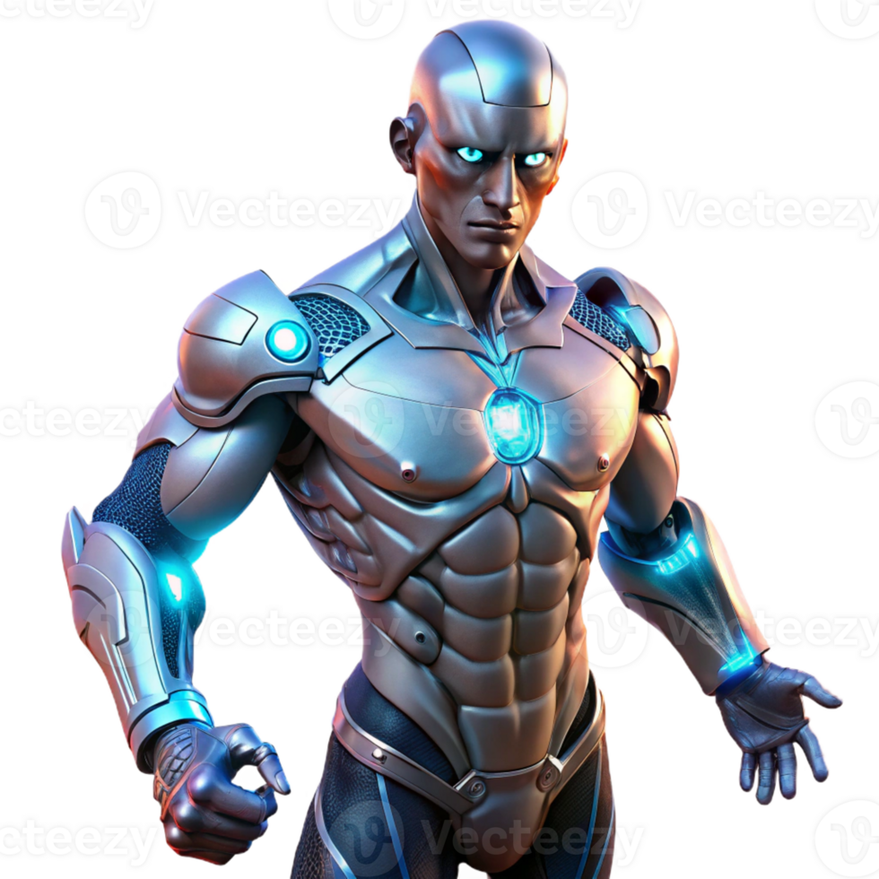 impressive rustic A Cybernetically Enhanced Human with original png