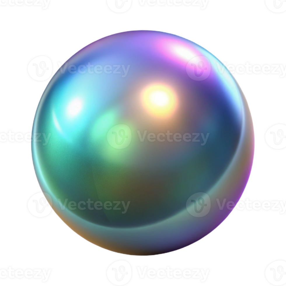 dramatic immaculate Photorealistic, ultra-detailed, hyper-specific professional render of a single, isolated, iridescent morphing metallic orb Isolated cutout with Transparent Background fine detail png