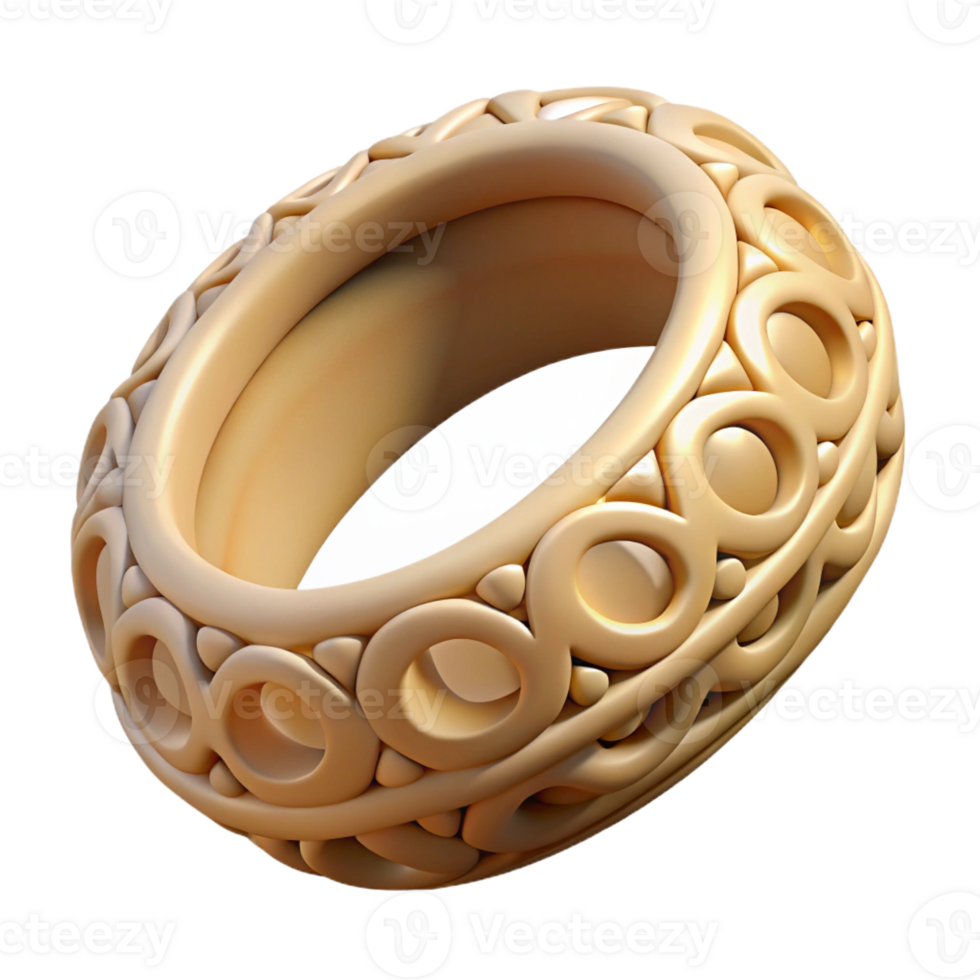 bold enchanting Hyper-specific, professional render of an isolated cutout, tribal bracelet, carved bone, intricate patterns with Transparent Background elite png