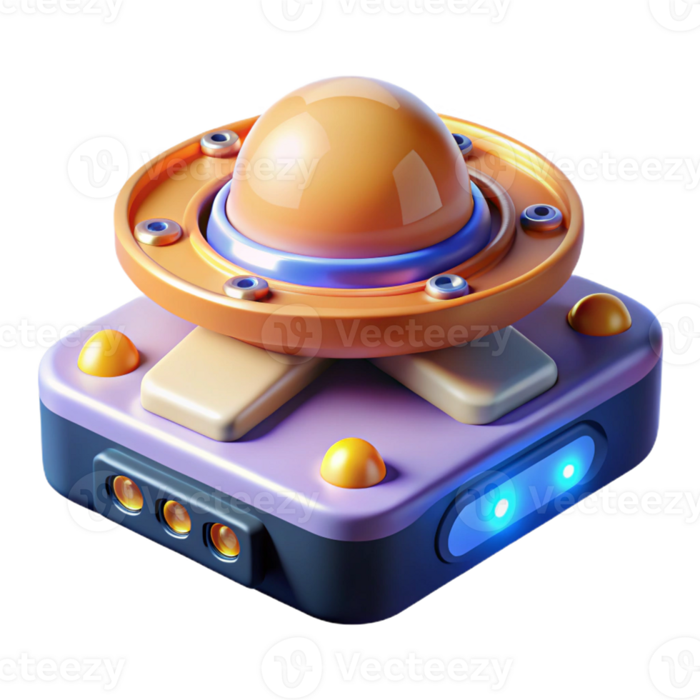 harmonious gorgeous Concept art style, ultra-detailed, isolated cutout, of a single, alien data storage device, pulsating with encoded information with Transparent Background top-tier png