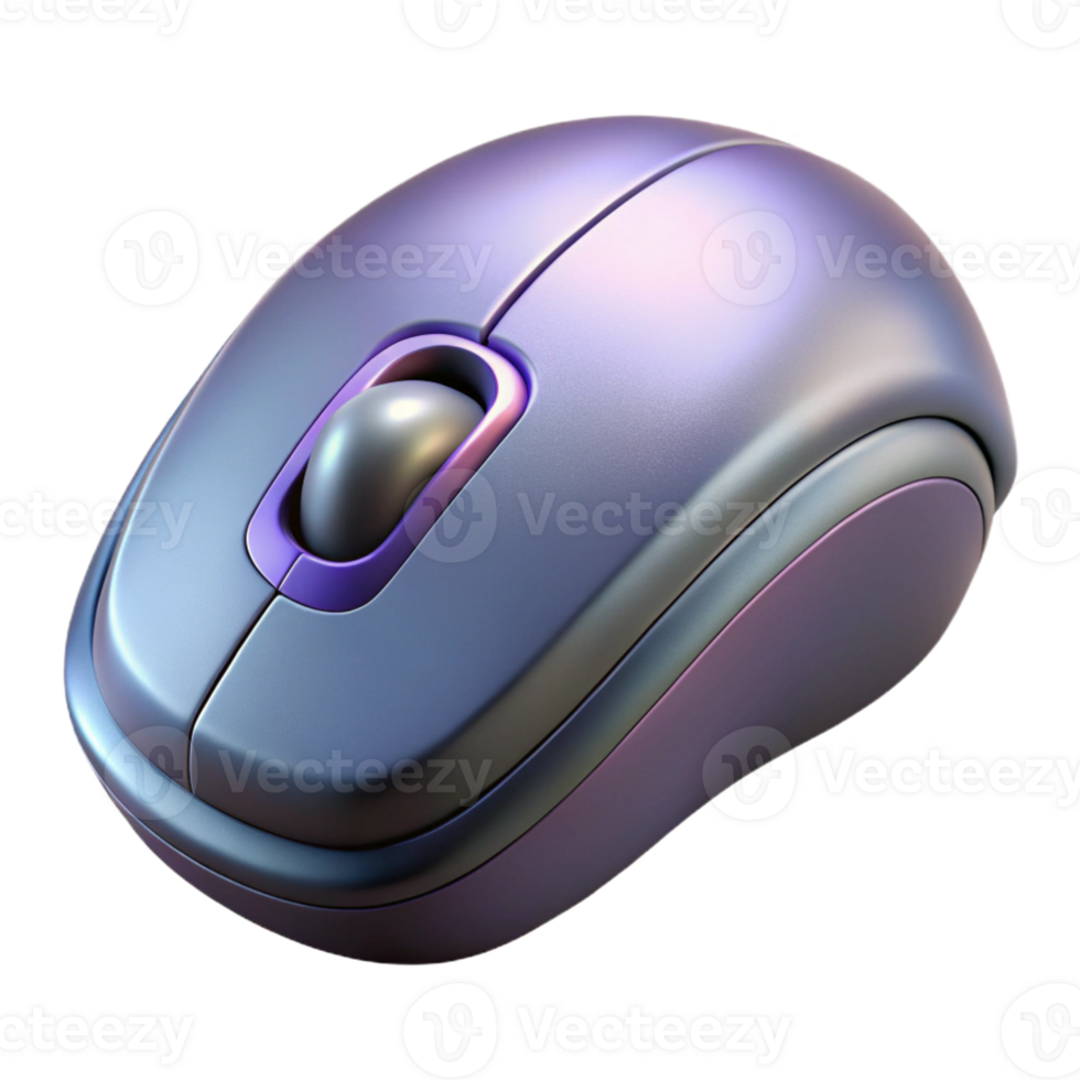 vibrant distinguished Isolated cutout, professional render of a single, hyper-realistic, ultra-detailed gaming mouse with customizable buttons, with Transparent Background png