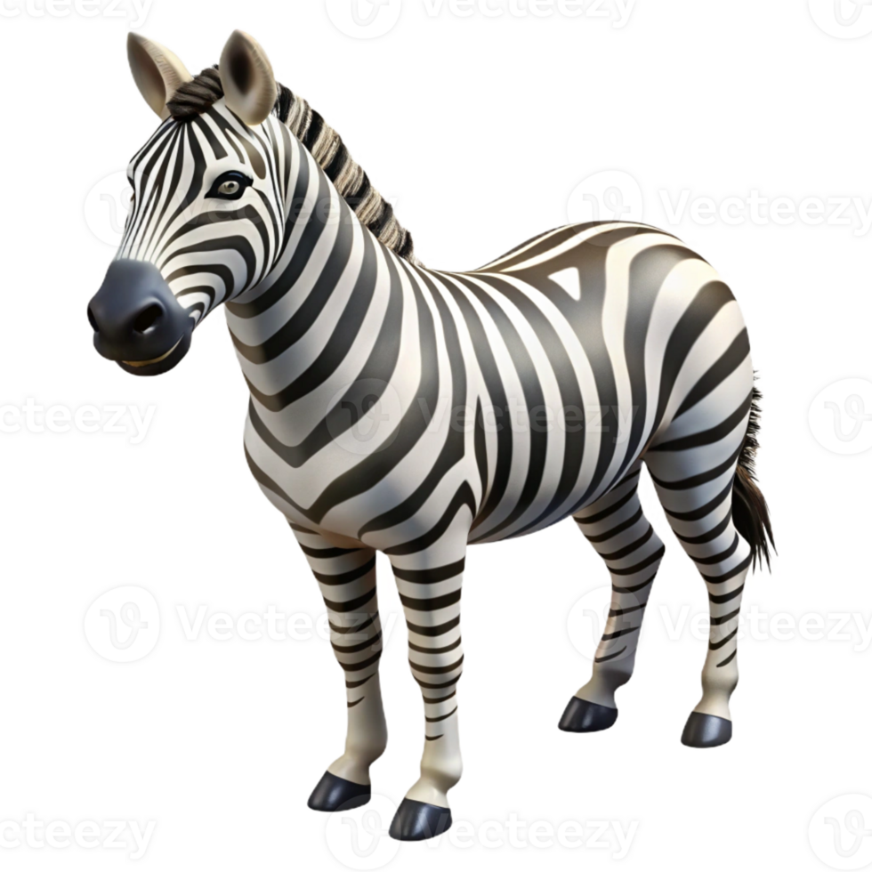 wonderful contemporary A Striped Zebra Grazing in the African high quality png