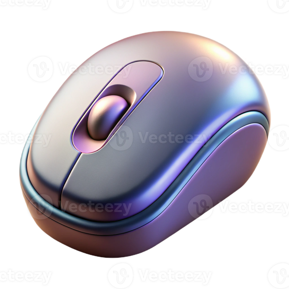 fascinating inspired Isolated cutout, professional render of a single, hyper-realistic, ultra-detailed gaming mouse with customizable buttons, with Transparent Background png