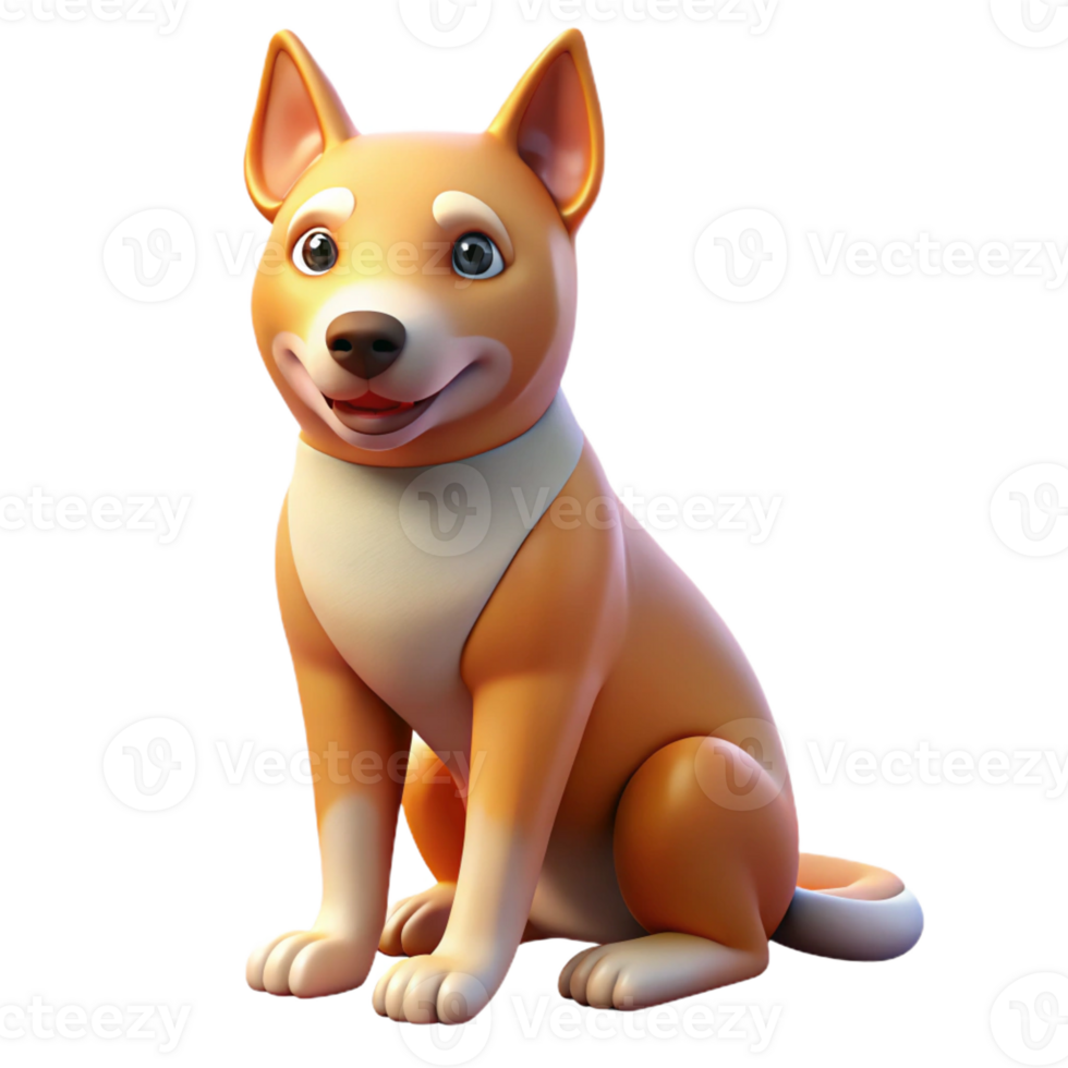 stunning minimalist Patient Dog Awaits 4K png