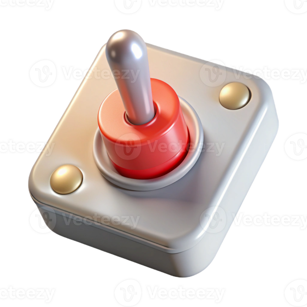 joyful pristine Light switch, toggle style, with Transparent Background exclusive png