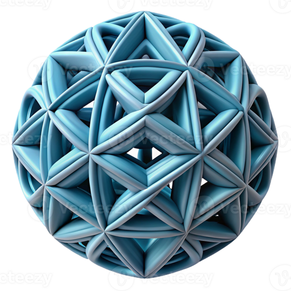 serene minimalist Hyper-specific, professional render of an isolated, rotating, tessellated geometric shape with intricate filigree patterns Isolated cutout with Transparent Background genuine png