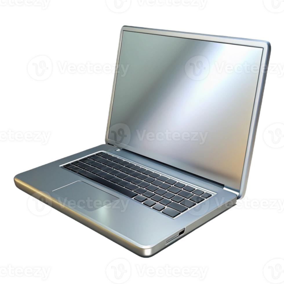 immaculate dramatic bohemian A closed laptop computer, sleek and silver with Transparent Background museum quality png