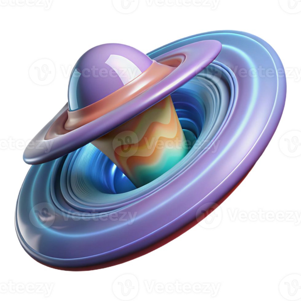 vibrant rustic A Spaceship Entering a Wormhole Swirling premium png