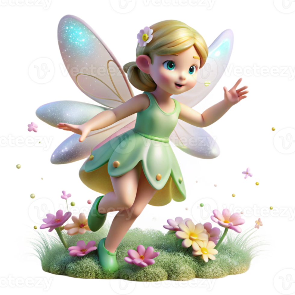 magnificent modern A Delicate Fairy with Shimmering Wings original png