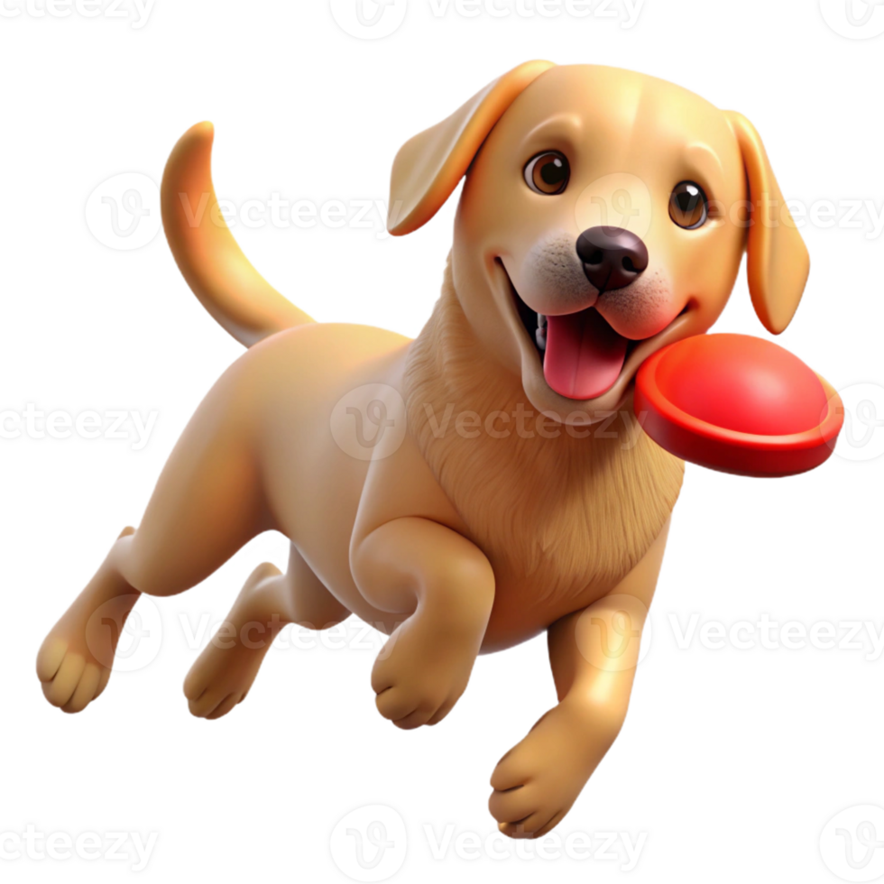 serene artistic A Playful Golden Retriever Puppy Mid high resolution png