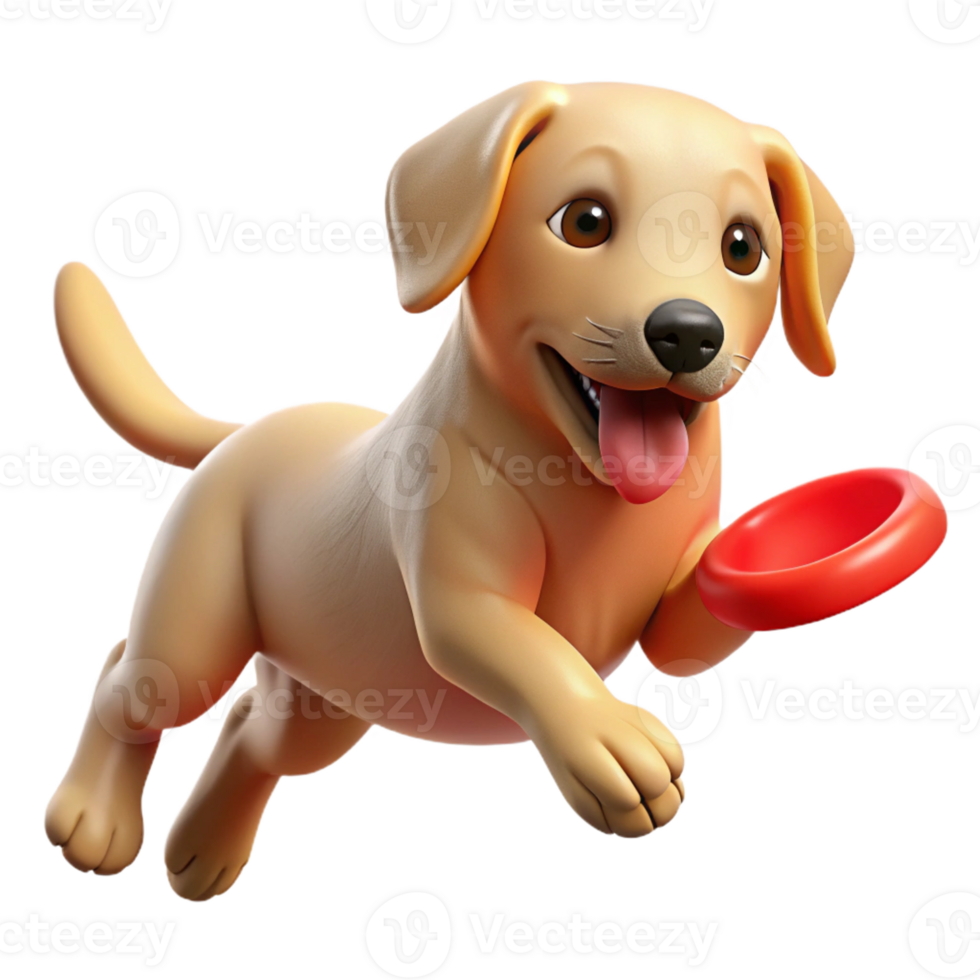 extraordinary modern A Playful Golden Retriever Puppy Mid detailed png