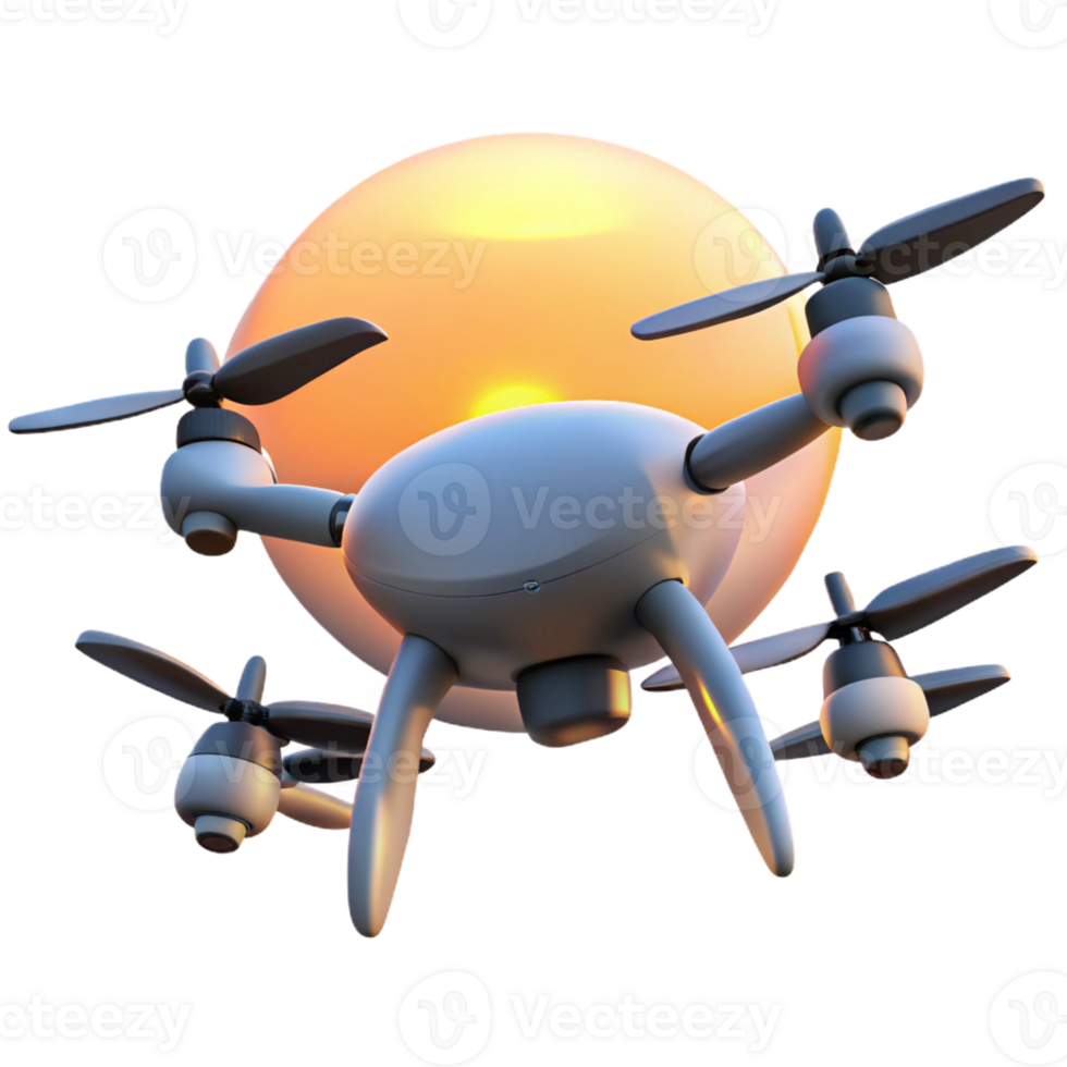 beautiful contemporary A Group of Drones Forming the Shape of a detailed png