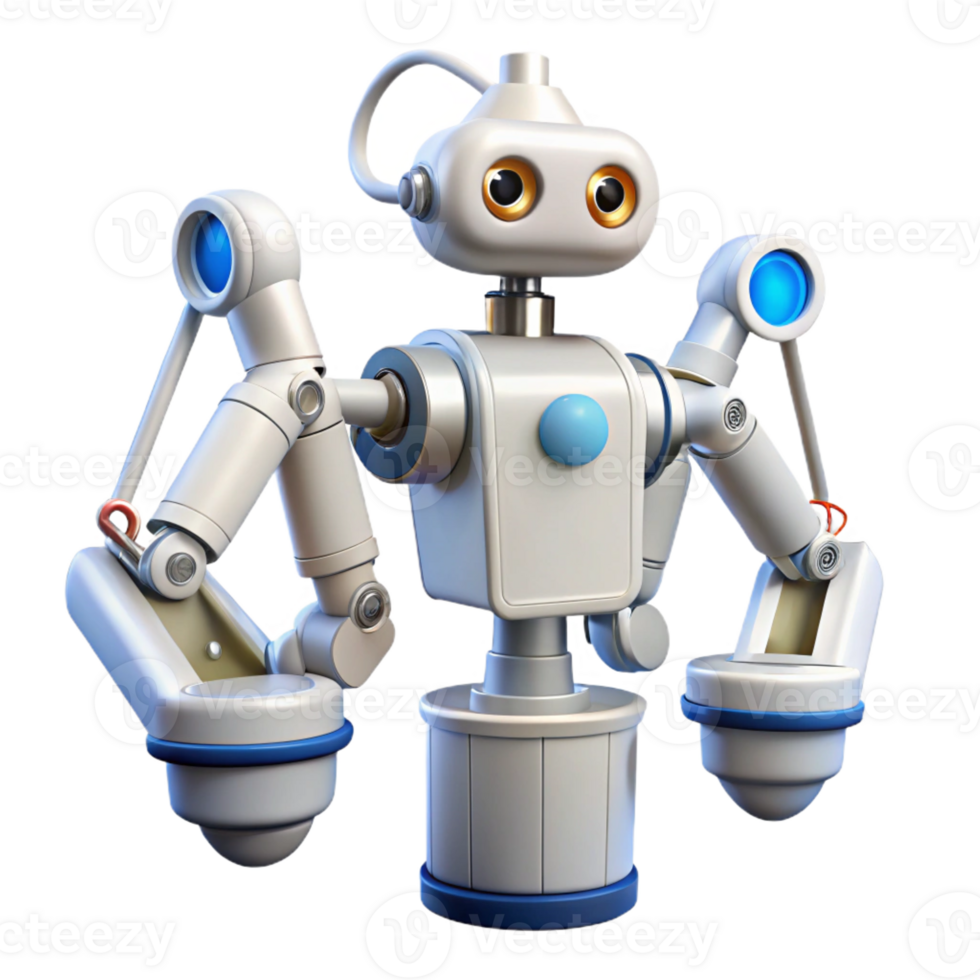 elegant contemporary A Futuristic Surgical Robot with Multiple genuine png