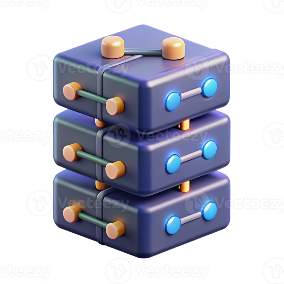 magnificent vintage A Network of Interconnected Servers with exclusive png
